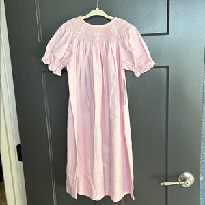 Southern Sunshine cross Pink Smocked Dress
